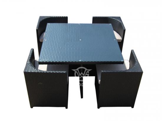 Garden Treasure Furniture Rattan Cube Dining Set