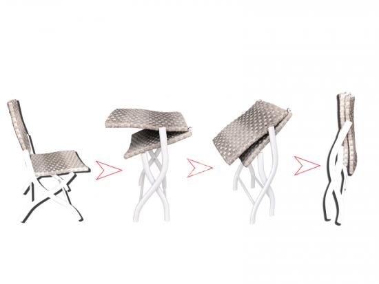 Patio Rattan Furniture Folding Chair