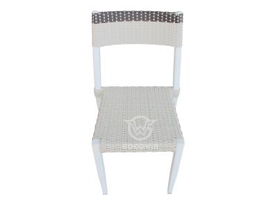 Garden Treasures Synthetic Rattan Dining Side Chair Outside