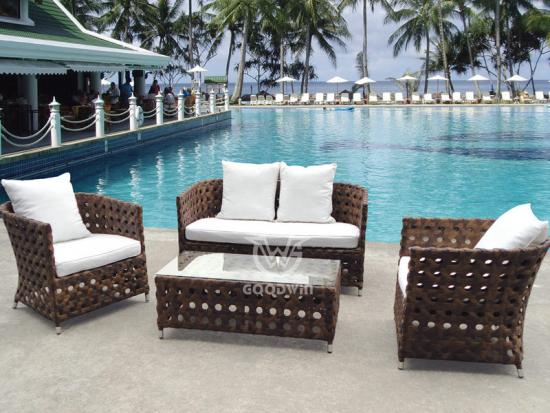 Garden Furniture Rattan Sofa Set