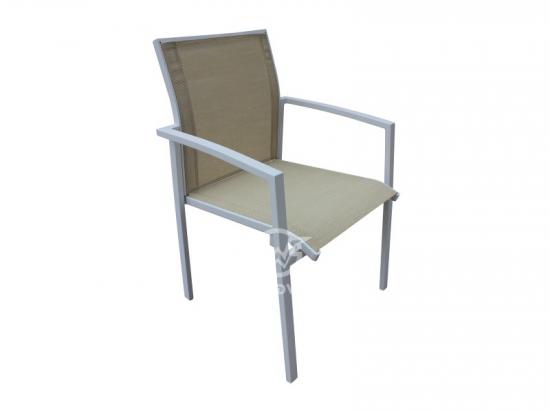 Stack-able Textilene Dining Chair for Outdoor