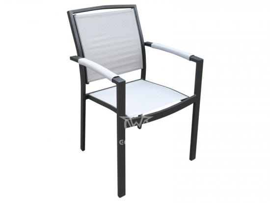 All Weather Metal Frame Textilene Chair