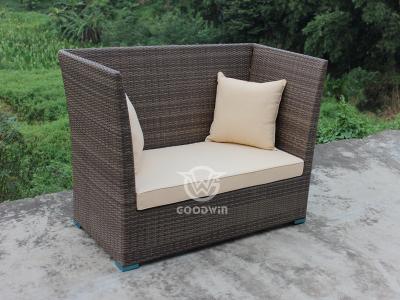 Outdoor Synthetic Rattan Furniture High Back Leisure Sofa Set