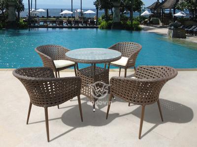 All Weather Synthetic Rattan Dining Set
