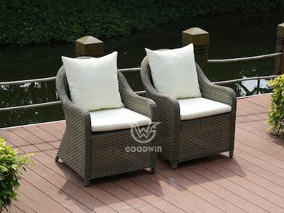 4 Seater Outdoor Hand Woven Rattan Round Table Dining Set