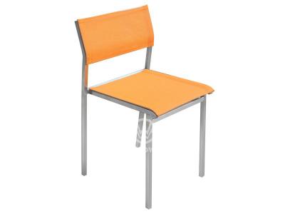 Stack-able Outdoor Textilene Dining Side Chair