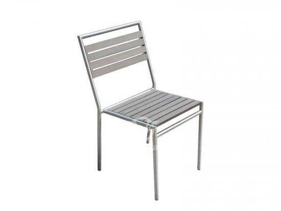 Garden Restaurant Plastic Wood Dining Chair