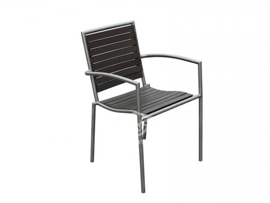 High Quality Stainless Steel Frame Plastic Wood Chair