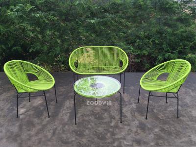 Acapulco Patio Furniture Round Rattan Sofa Set