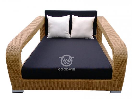 All Weather Wicker Rattan Sofa Set With Cushions