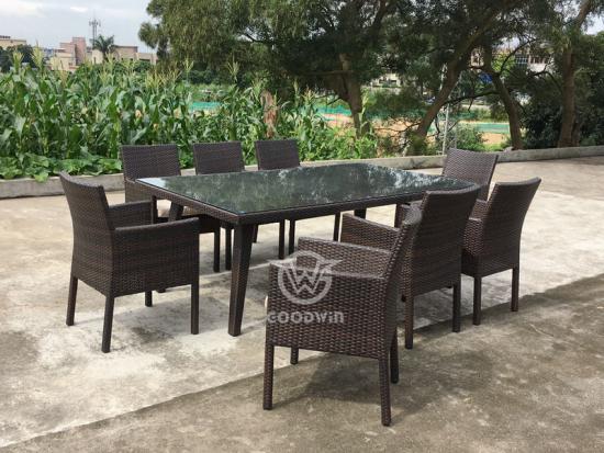 Garden Furniture Rattan Dining Set