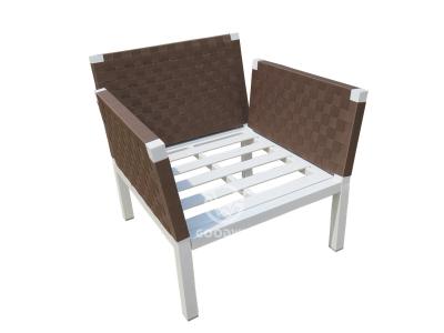 Aluminum Frame With Textilene Trap Sofa Set For Outdoor