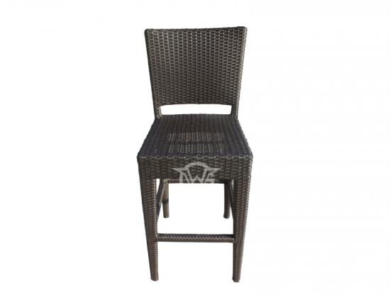 Garden Furniture Wicker Rattan Bar Height Chair