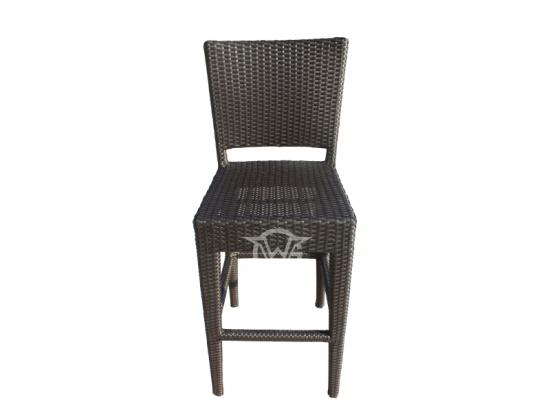 Garden Furniture Wicker Rattan Bar Height Chair
