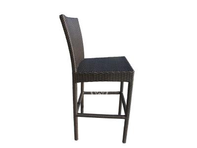 Patio Furniture Aluminum Frame Synthetic Rattan Bar Stool