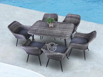 UV-resistant Wicker Rattan Dining Set