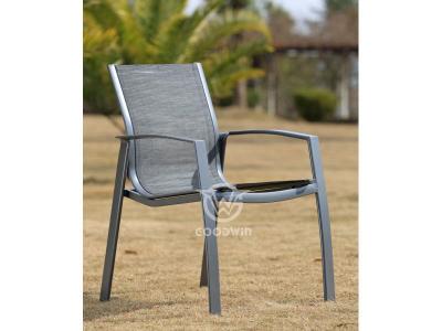 Unique Design Outdoor Furniture Textilene Dining Chair Set