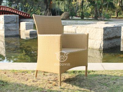 3pcs Outdoor Furniture Hand Woven Synthetic Rattan Dining Set