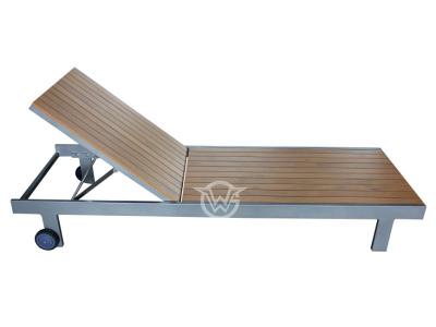 Water-proof Furniture Poly-wood Chaise Lounger For Pool