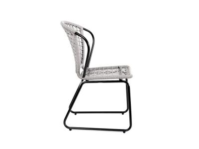 Patio Aluminum Frame Weave Rope Chair Furniture
