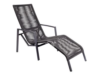 Aluminum Frame Hand Woven Rope Lounger