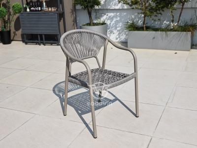 The Lifestyle Aluminum Woven Rope Patio Furniture Leisure Set