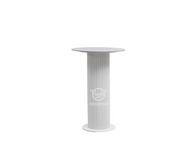 Round Aluminum Frame Dining Table